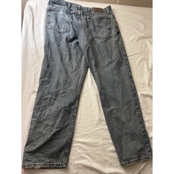 Wrangler Jeans Women's Size 34 Relaxed Fit Wide Leg Outdoor Denim Blue - Picture 5 of 9